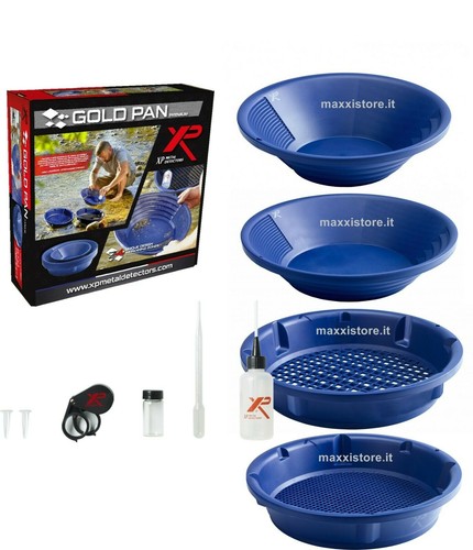 Metal detector kit - gold, pan