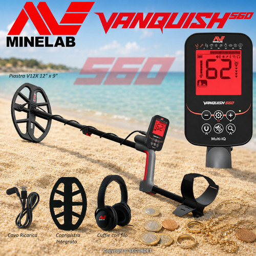 Metal detector vanquish 560 - metal,