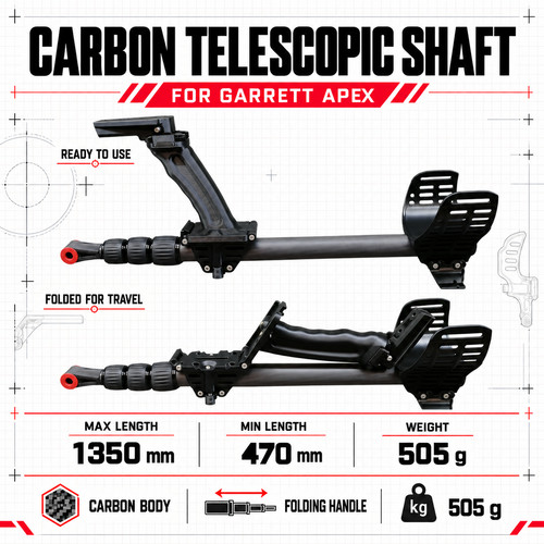 Garrett apex asta - apex, telescopica